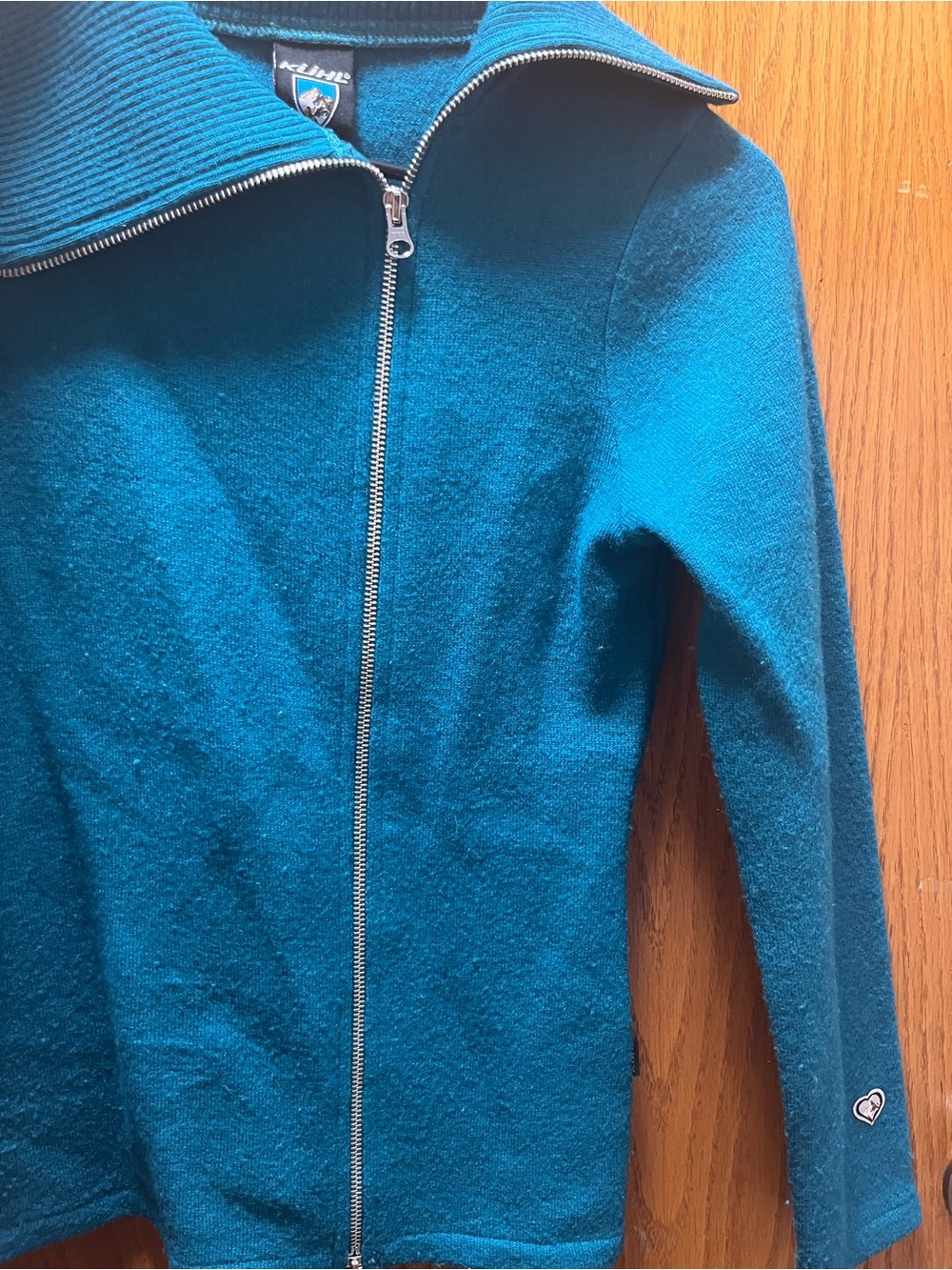 Kuhl Women's Teal Zip-Up Sweater Jacket